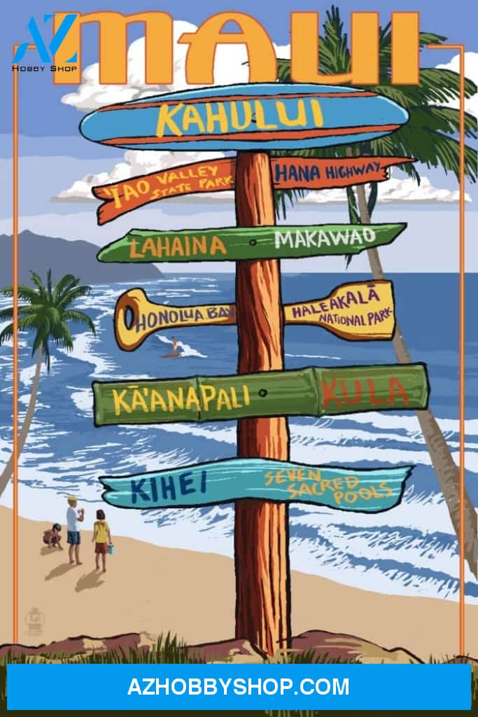 Maui Hawaii Signpost