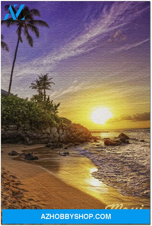 Maui Hawaii - Sunset And Palm
