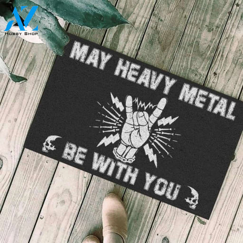 May heavy metal be with you Doormat | Welcome Mat | House Warming Gift