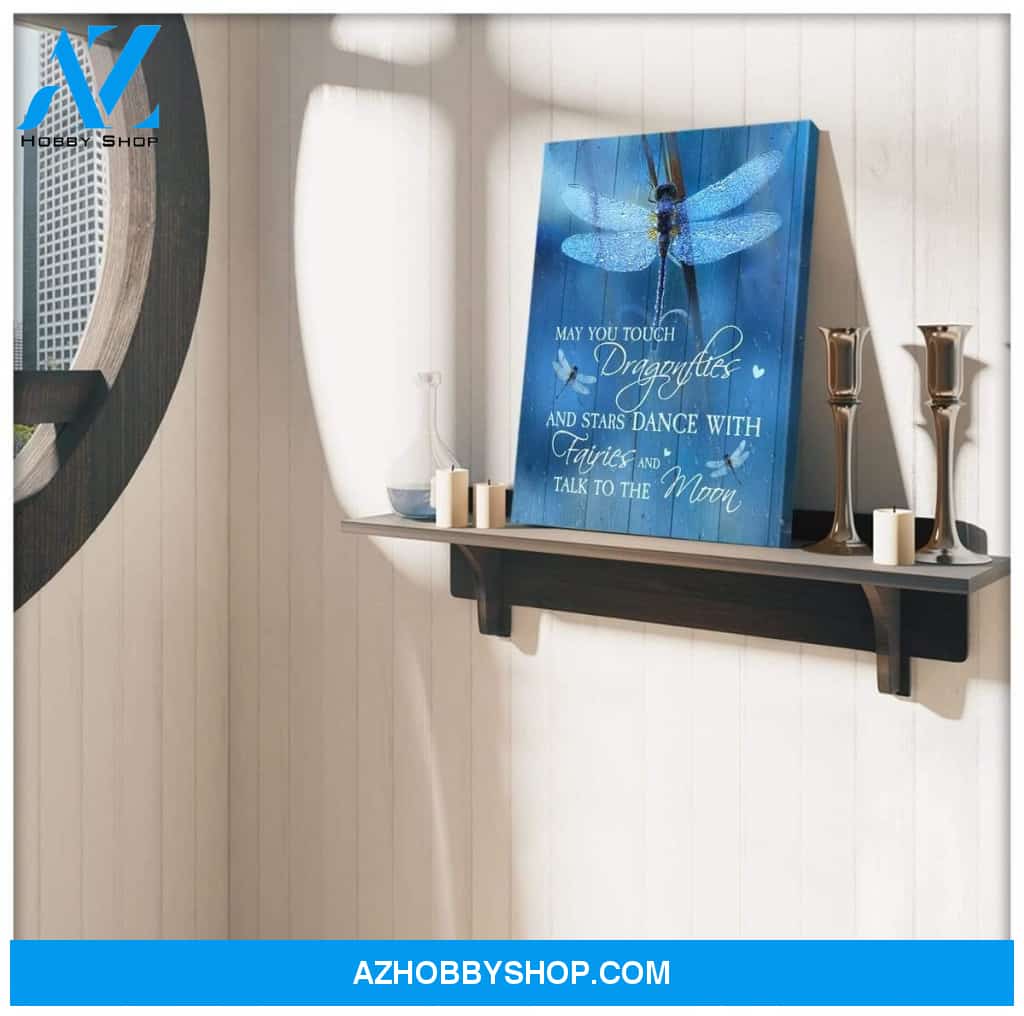 May You Touch Dragonfly Wall Art Canvas