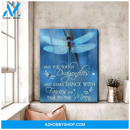 May You Touch Dragonfly Wall Art Canvas