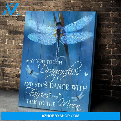 May You Touch Dragonfly Wall Art Canvas