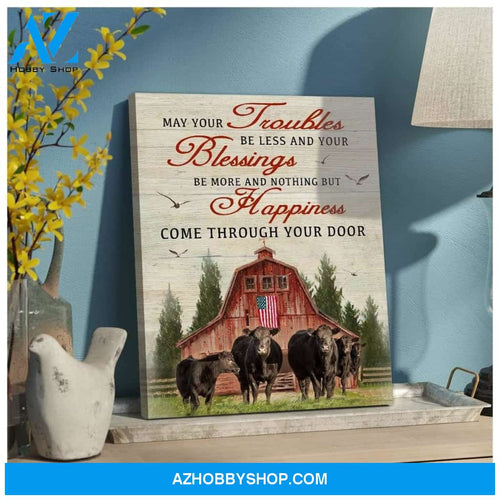May Your Cow Wall Art Canvas