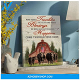 May Your Cow Wall Art Canvas
