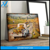 May Your Journey Hummingbird Wall Art Canvas