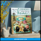 May Your Journey Labrador Retrievers Canvas Wall Art Decor