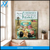 May Your Journey Labrador Retrievers Canvas Wall Art Decor