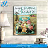May Your Journey Labrador Retrievers Canvas Wall Art Decor