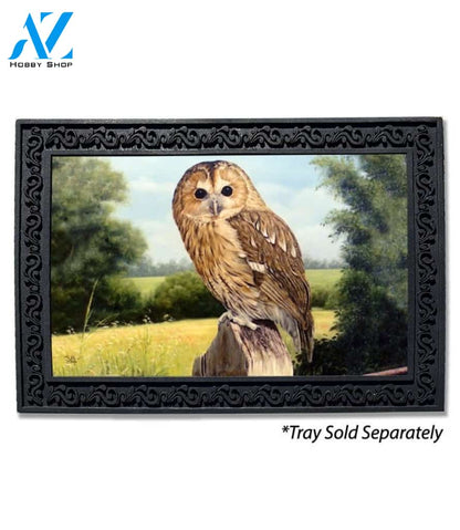 Meadow Owl Doormat - 18" x 30"