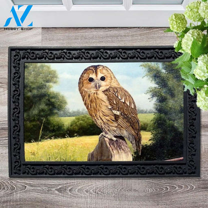 Meadow Owl Doormat - 18" x 30"