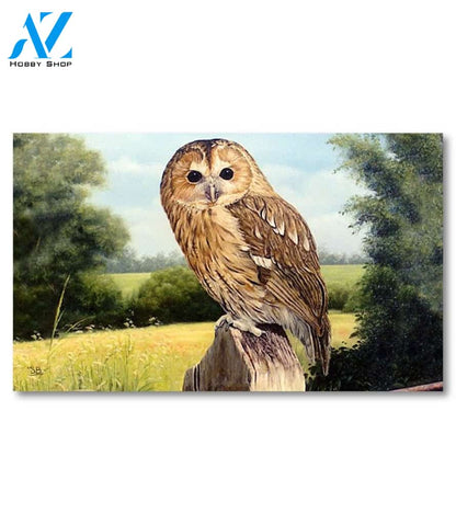 Meadow Owl Doormat - 18" x 30"