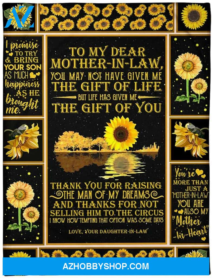 Meaningful Quote Daughter To Mother-In-Law Mom Gifts From Baby 