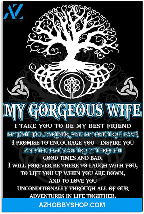 Meaningful Quote Faithful Partner True Love Wife Viking Posters