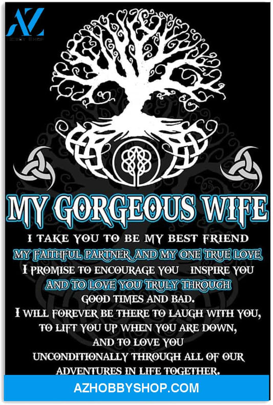 Meaningful Quote Faithful Partner True Love Wife Viking Posters