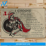 Meaningful Quote I Choose - English - Warrior Poster Posters