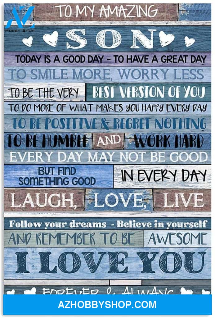 Meaningful Quote Mom And Dad To Son Vertical Poster 