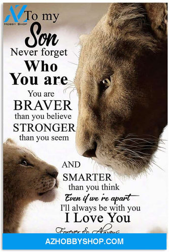 Meaningful Quote Mom To Son Vertical Poster