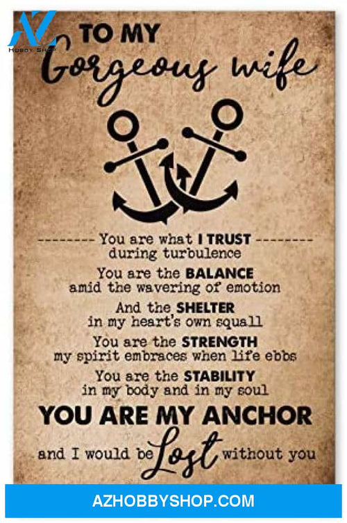 Meaningful Quote To My Gorgeous Wife Best Gifts For Wife Posters