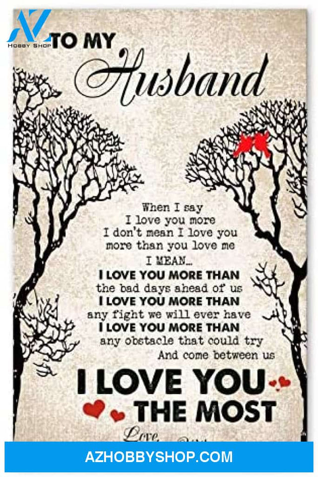Meaningful Quote To My Husband Awesome Husband Birthday Gifts Posters