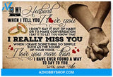 Meaningful Quote To My Husband Birthday Gifts For Husband Posters