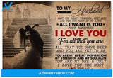Meaningful Quote To My Husband Gifts For Husband On Wedding Day Posters