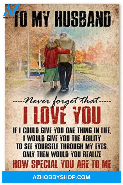 Meaningful Quote To My Husband Romantic Gifts For Husband Posters