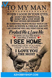 Meaningful Quote To My Man Birthday Gifts For Husband Posters