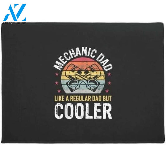 Mechanic Dad Funny Doormat Indoor And Outdoor Doormat Warm House Gift Welcome Mat Gift For Friend Family