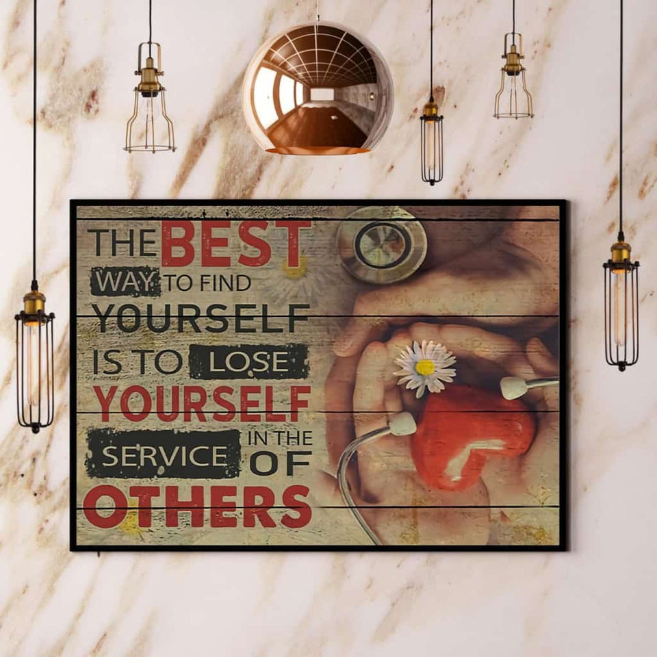 Medical Assistant The Best Way To Find Yourself Paper Poster No Frame Matte Canvas Wall Decor