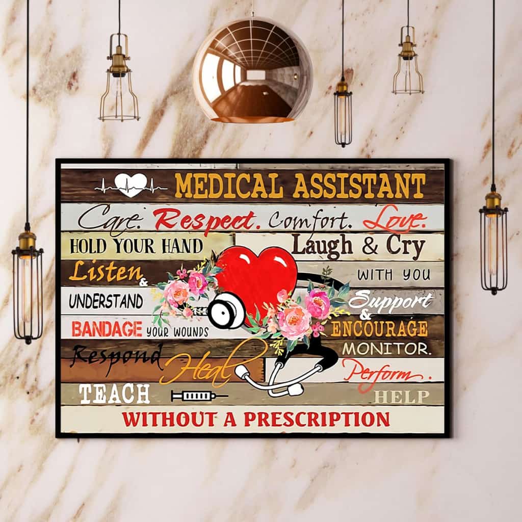 Medical Assistant Without A Prescription Paper Poster No Frame Matte Canvas Wall Decor
