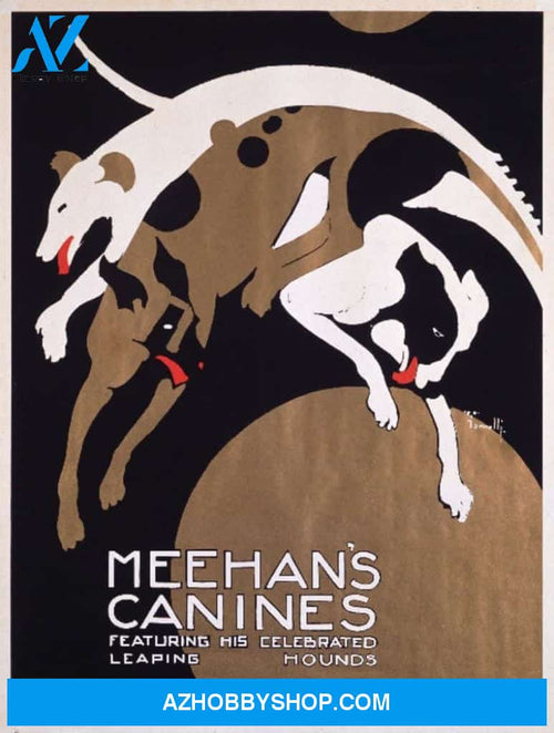 Meehan'S Canines Vintage Poster
