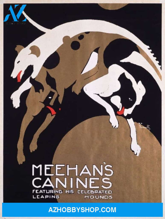 Meehan'S Canines Vintage Poster