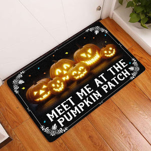 Meet Me At The Pumpkin Patch Halloween Doormat | Best Outdoor Halloween Decoration