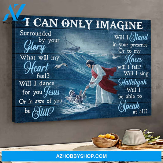 Meeting Jesus - I can only imagine Landscape Canvas Prints, Wall Art