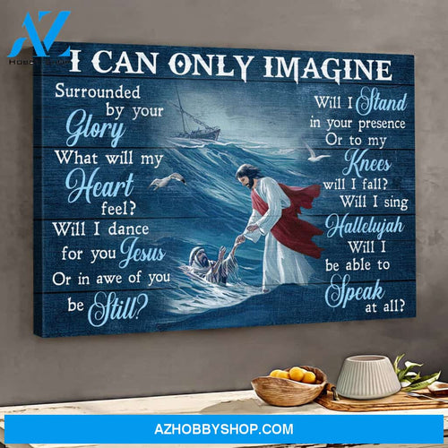 Meeting Jesus - I can only imagine Landscape Canvas Prints, Wall Art