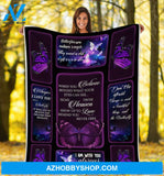 Memorial Blanket, Butterfly I Am Always With You Always