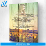 Memorial Custom Design - if Sunflowers Grow in Heaven Personalized Photo Memorial Canvas, Canvas Wall Art Gift for Remembrance