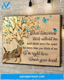 Memorial day When tomorrow starts without me i'm right here inside your heart - Matte Canvas