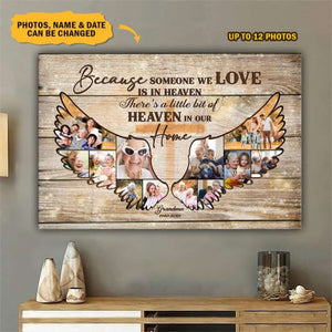 Memorial Gift Personalized Canvas 5 18X12 Inches Canvass