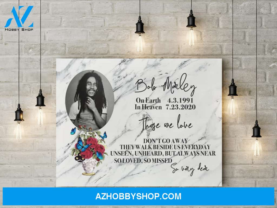 Memories - Those we love don't go away - Personalized Canvas