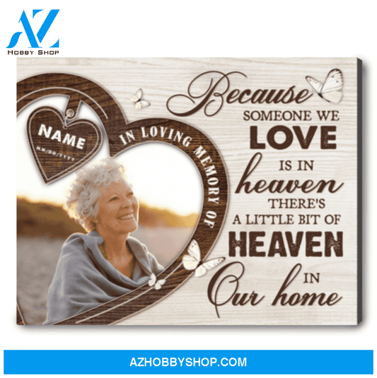 Memory Of A Loved One Gift Unique Sympathy Gift Ideas Customized Canvas Wall Art