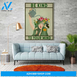 Mental Health Awareness Your Mind Canvas And Poster, Wall Decor Visual Art