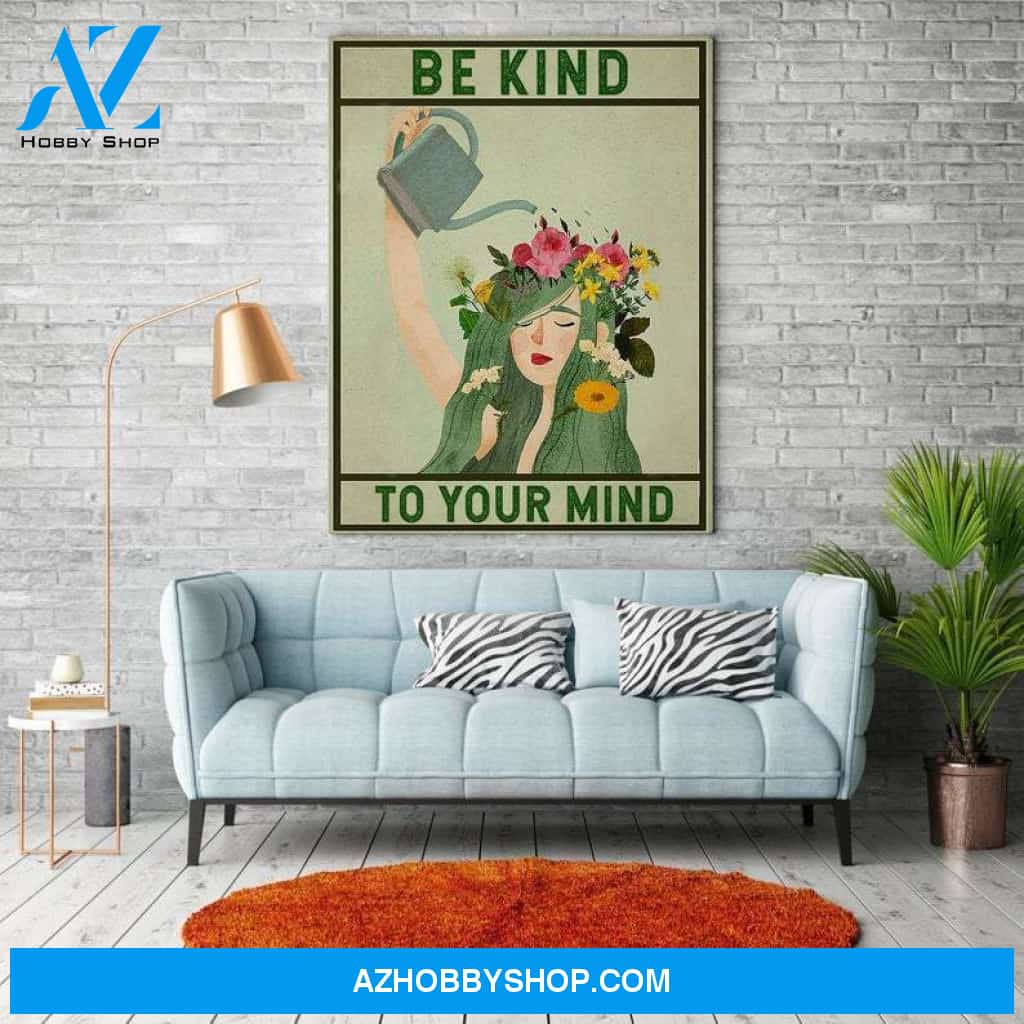 Mental Health Awareness Your Mind Canvas And Poster, Wall Decor Visual Art