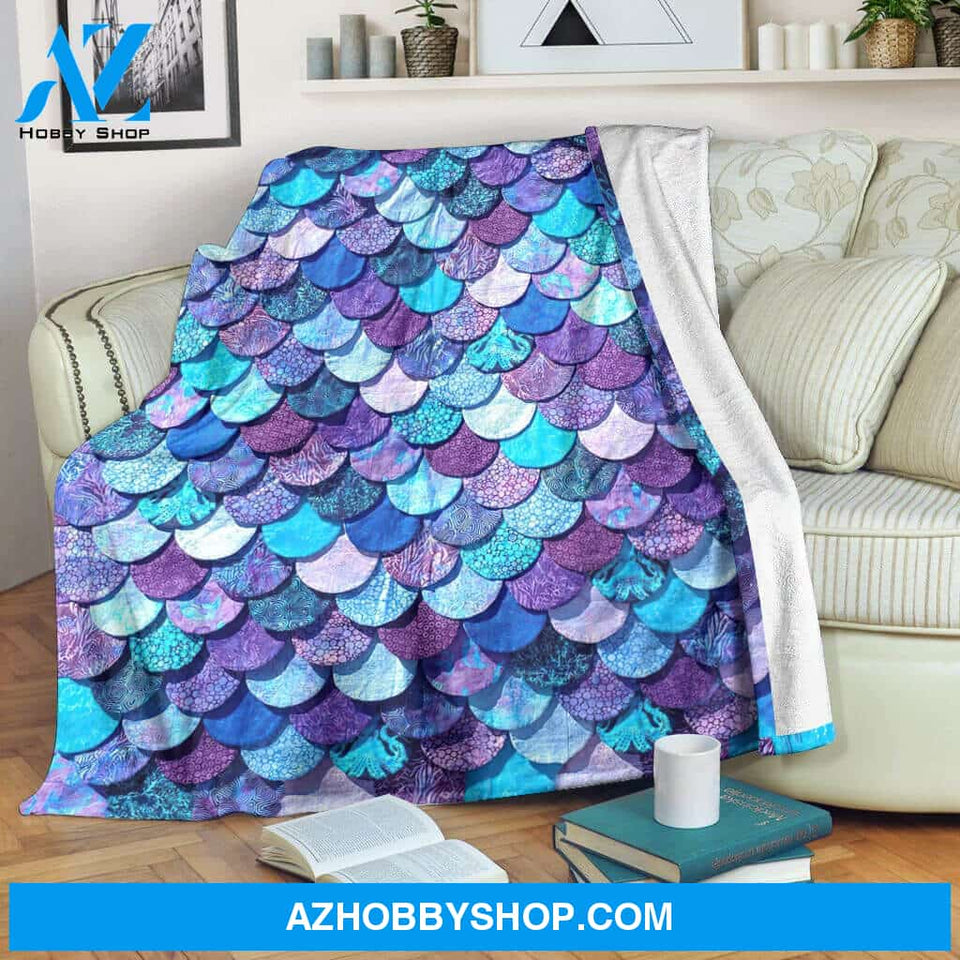 Mermaid Blanket, Gift For Mermaid Lover Family Friend Birthday Gift Home Decor Bedding Couch Sofa Soft And Comfy Cozy