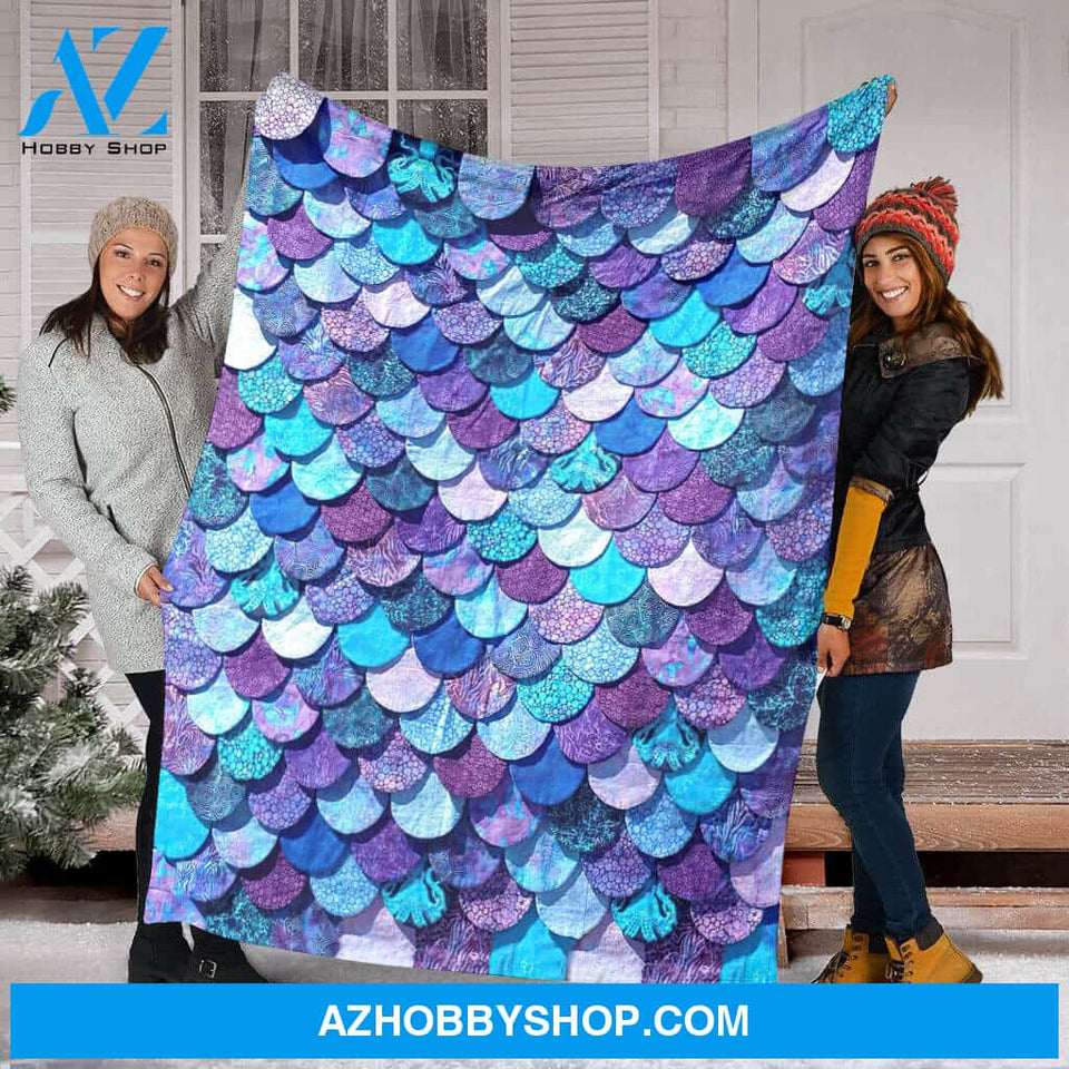 Mermaid Blanket, Gift For Mermaid Lover Family Friend Birthday Gift Home Decor Bedding Couch Sofa Soft And Comfy Cozy