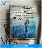 Mermaid Canvas - Hanging Art For Bedroom
