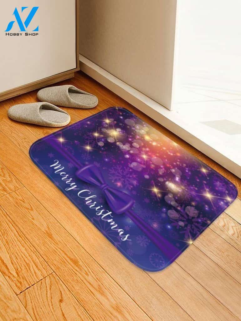 Merry Christmas Bowknot CLH0910209D Doormat