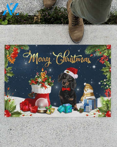 Merry Christmas Dachshund Indoor And Outdoor Doormat Welcome Mat Housewarming Gift Home Decor Funny Doormat Gift Idea For Christmas Gift For Dog Lovers