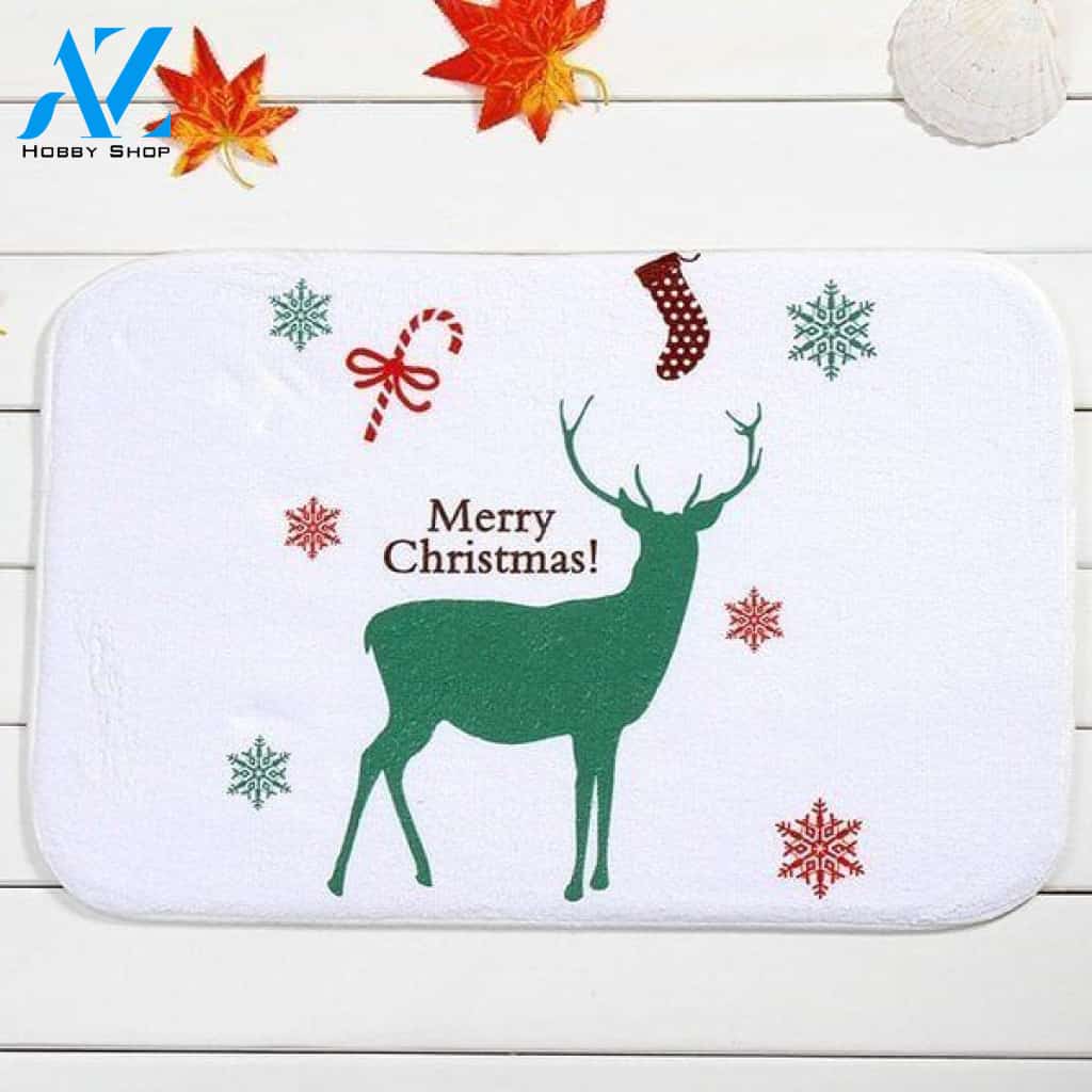 Merry Christmas Deer CLH0910217D Doormat