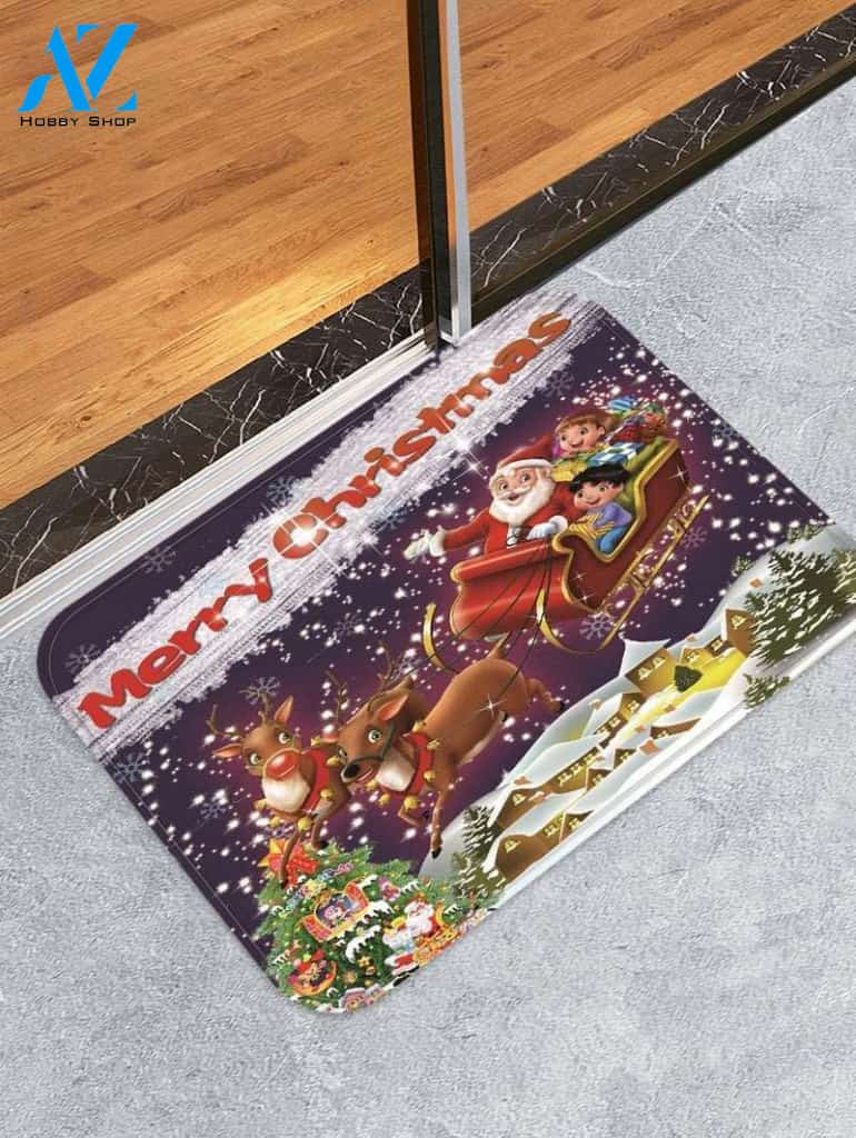 Merry Christmas Deer Gift CLH0910218D Doormat